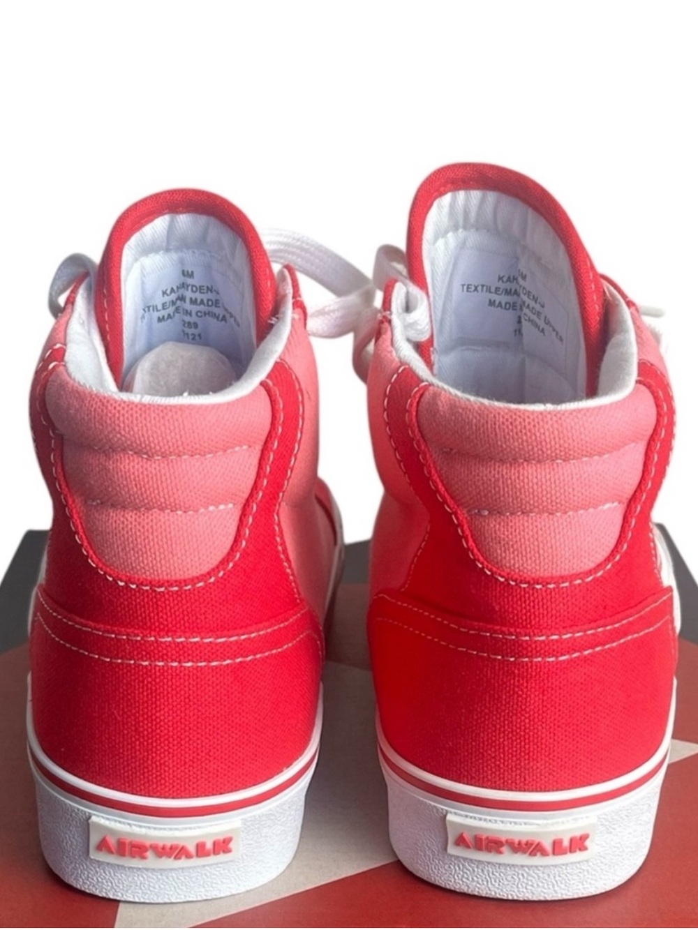 AIRWALK Hayden Pink High Tops Sneakers- Size 6 - Picture 4 of 15